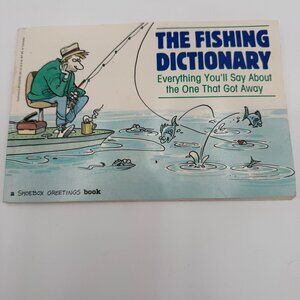 Shoe Box Greetings Book “The Fishing Dictionary” 1992 Hallmark